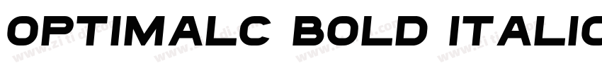 OptimalC Bold Italic字体转换